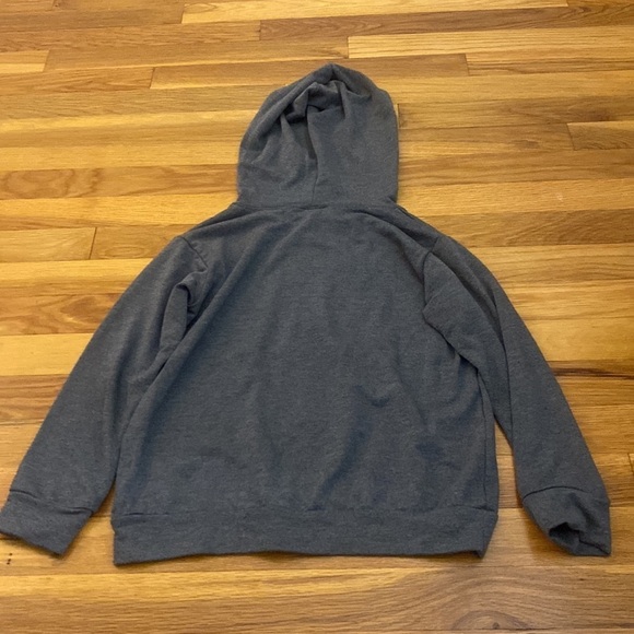 Miss Popular Girl’s Gray Hoodie With Stars Size 10/12 - Picture 6 of 6